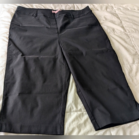 Classic black, pull on Capri pants by Pennington's in every story, 18 regular - Picture 1 of 12